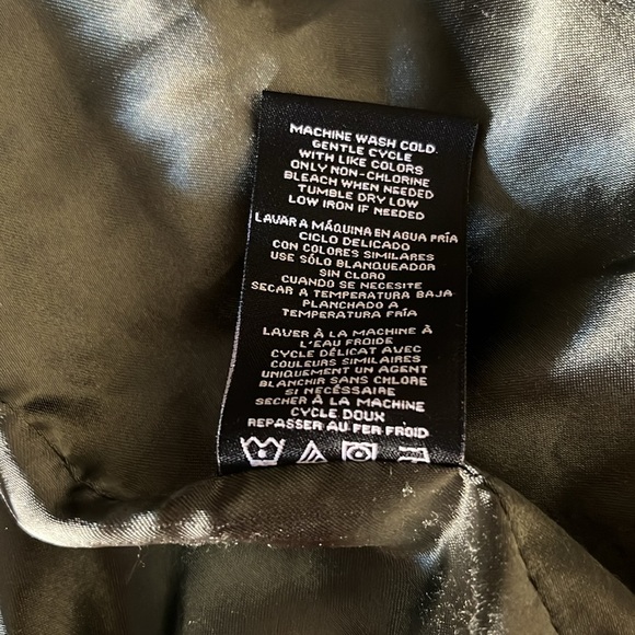 MEMBERS ONLY Satin Camo Pink & Army Green Bomber Jacket- - Picture 9 of 10